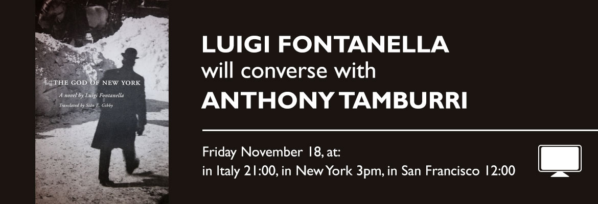 Luigi Fontanella will converse with Anthony Tamburri